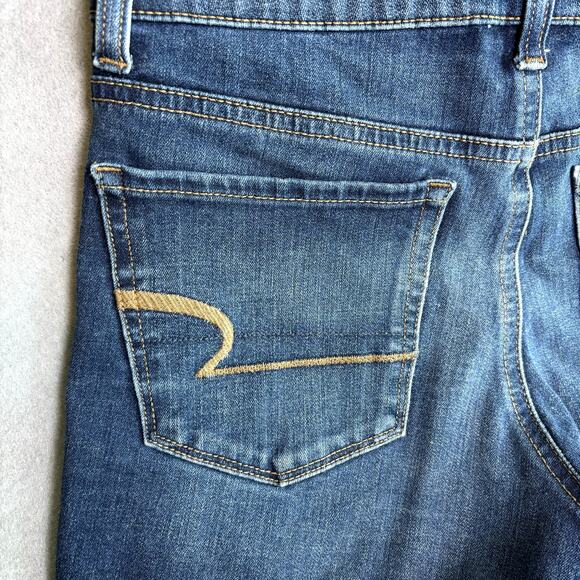 American Eagle Denim Cut Off 3" Shortie Shorts Summer Picnic 4 - Picture 4 of 7